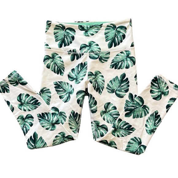 🌴 Wildfox Palm Contender compression Ankle Tights LARGE NWOT - Picture 5 of 8